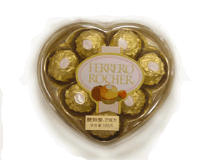 China Other Gifts China,,China:Heart shape Ferrero Rocher